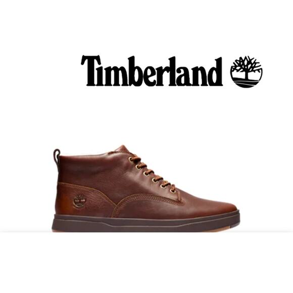 Timberland Davis Square Mid Warm Lined Sneakers (A2G65-F13) - Saddle - Size: 8.5